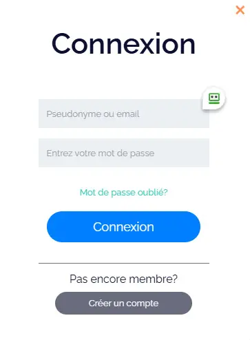 Connexion des membres de Spinoli Casino